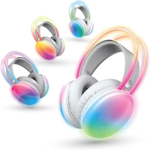 Auriculares inalámbricos Brookstone con luces LED multicolores